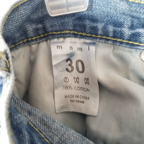 MNMI Light Wash Athletic Skinny Jeans - Picture 10 of 10